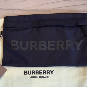 Burberry Navy Blue Pouch